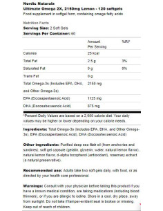 Ultimate Omega 2X 2150 mg 2