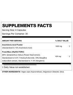 Arachidonic Acid+ 1600 mg 2