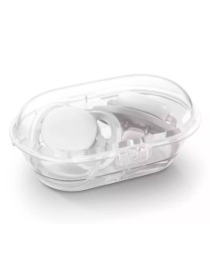 Ортодонтични залъгалки Philips-Avent Ultra Air, 2 броя, със стерилизаторна кутия, тигър/заек, 18м+ 2