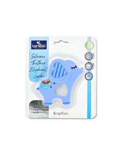 Силиконова гризалка Lorelli Слонче Lucky, синя