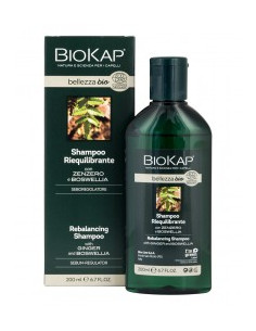 Балансиращ шампоан с джинжифил и тамян - био, BioKap, 200 мл