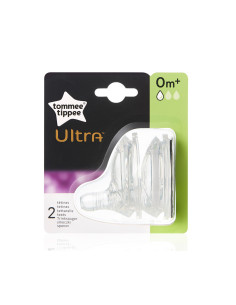 Биберон Tommee Tippee Ultra Slow 1 капка, 2 бр.