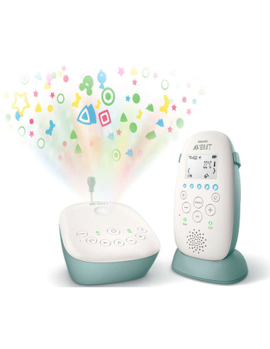 Бебефон Dect с проектор звездно небе