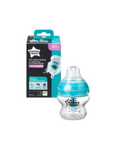 Самостерилизиращо се шише за хранене Tommee Tippee Advanced Anti-Colic+, с иновативна система за намаляване на коликите, 150