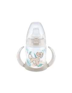 Бебешко пластмасово шише Nuk Termo Control First Choice, Lion King, РР, 150 мл, със силиконов накрайник за сок, 6-18м