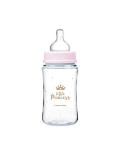 Шише антиколик с широко гърло Canpol Easy Start Royal Baby, 240 мл, розово 2