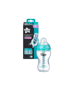 Бебешко шише за хранене Tommee Tippee Anti-Colic, 340мл. синьо