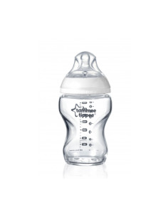 Стъклено шише за хранене Tommee Tippee Natural Start, 250мл