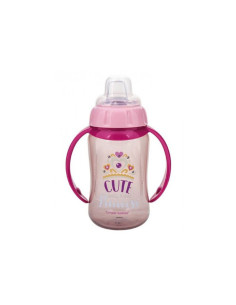 Бебешко шише Canpol Futur със силиконов накрайник и дръжки