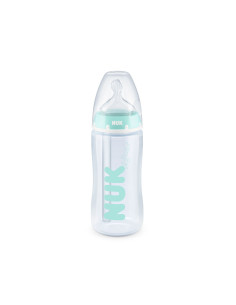 Бебешко шише Nuk First Choice Temperature control, Anti-Colic Professional, 300мл, силикон, зелено, 0-6м 2