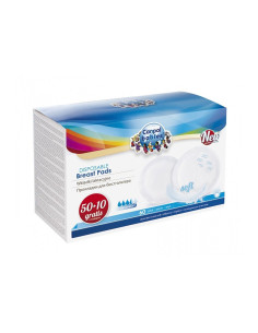 Подплънки за кърма с лепенка Canpol, 60 бр.