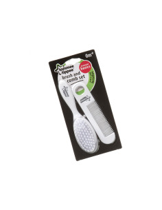 Четка с изкуствен косъм и гребен Tommee Tippee 2