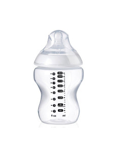 Бебешко пластмасово шише Tommee Tippee Natural Start, 260 мл, 2 броя