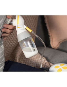 Единична двуфазна електрическа помпа за кърма с шише и фуния Medela Solo 2