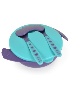 Комплект купа с лъжица и вилица Cangaroo Jelly, син F1730 2