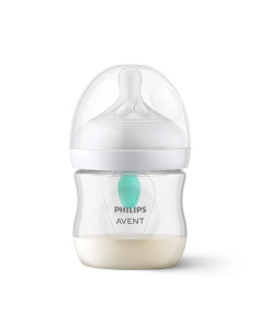 Шише с биберон без протичане 0м+ с клапа AirFree Philips-Avent Natural Response 3.0, 125мл 2