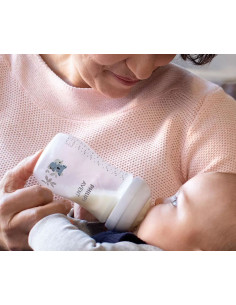 Шише с биберон без протичане 1м+ Philips-Avent Natural Response 3.0, 260мл, коала