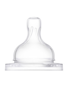 Силиконов биберон за хранене Philips-Avent Anti-colic 3.0, поток 1, 0м+ 2