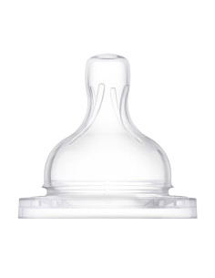 Силиконов биберон за хранене Philips-Avent Anti-colic 3.0, поток 3, 3м+ 2