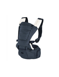 Ергономично кенгуру за бебе Chicco Gear 3в1 Hip Seat, Denim 2
