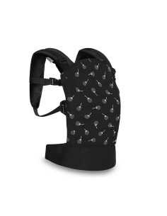 Ергономична раница/кенгуру за бебе Lorelli Wally, black floral 2