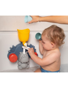 Smoby - Литъл: Играчка за вана с дизайн на хипопотам 2