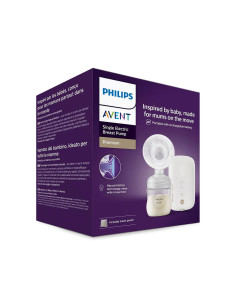Комплект единична електрическа помпа за кърма Philips-Avent Natural Motion Premium с шише 125мл с биберон Natural Response 0м 2