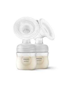 Комплект двойна електрическа помпа за кърма Philips-Avent Natural Motion Advanced с 2 броя шишета 125мл с биберон Natural Res