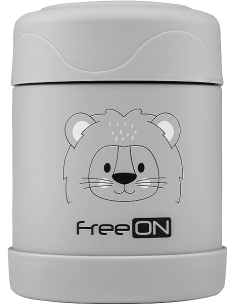 FREEON Термо контейнер 350мл, неръждаема стомана, сив