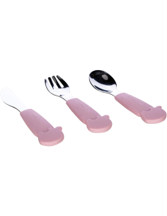 FREEON Прибори метални, розови