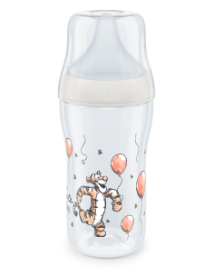 NUK Perfect Match Шише РР 260мл. със силиконов биберон за хранене M, 3+ мес. Disney Тигър