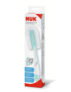 NUK четка за шише и биберон - 2 в 1 Twist MINT