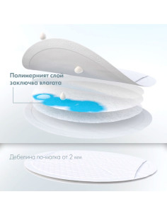 Подплънки еднокр 30бр 2