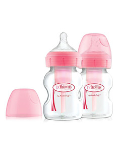 Бебешко шише антиколик Dr. Browns Options+ PP, 150 мл, 2 броя, розови WB52601-ESX 2