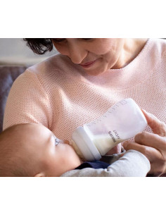 Комплект шишета 2х260мл с биберон без протичане 1м+ Philips-Avent Natural Response 3.0