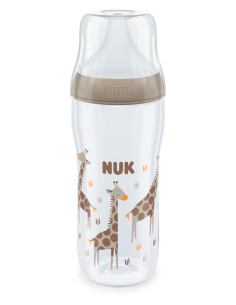 NUK Perfect Match Шише РР 360мл. със силиконов биберон U, 6+мес. Жираф