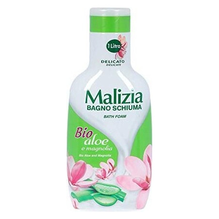 Malizia релаксираща душ-пяна Bio Aloe Vera and Magnolia 1000мл