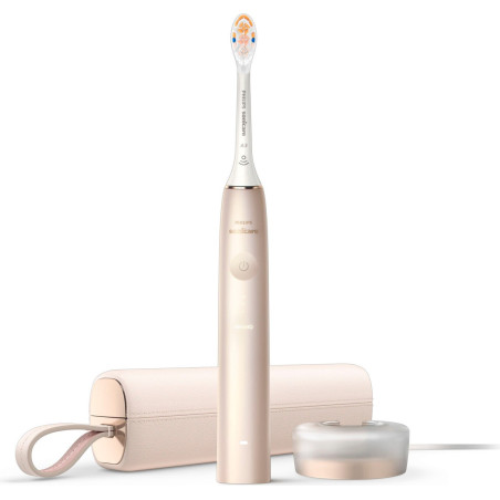 Електрическа звукочестотна четка за зъби Philips Sonicare Prestige Series 9900 с технология SenseIQ, цвят шампанско HX9992/11