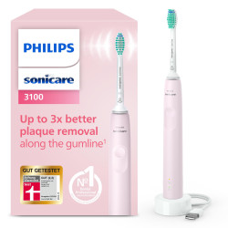 Електрическа звукочестотна четка за зъби Series 3100, розова, Philips Sonicare HX3671/11