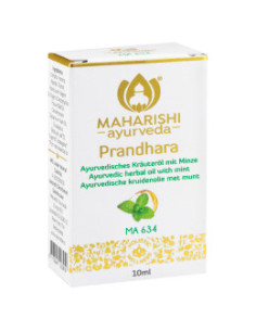 Аюрведично билково масло Prandhara с масло от мента, Maharishi Ayurveda, 10 мл