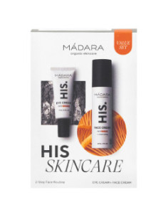 Мъжки комплект грижа за лице в 2 стъпки HIS Skincare, Madara, 1 бр