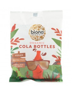 Био желирани бонбони Cool Cola - без желатин - 75 гр