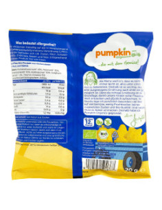 Звездички от нахут Царевица и тиква - био, Pumpkin Organics, 20 г 2