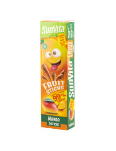 Плодови пръчици с вкус на манго, SunVita, 50 г /100 г