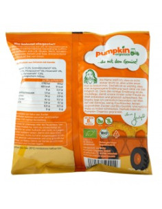 Зърнени кръгчета с морков и манго - био, Pumpkin Organics, 20 г 2