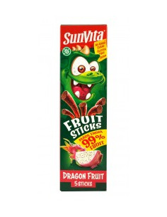 Плодови пръчици с вкус на драконов плод, SunVita, 100 г 2