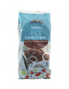 Оризови вафли с шоколад от оризово мляко - био - 100 г