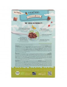 Какаова зърнена закуска - био, Verival, 400 г 2