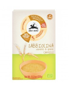 Дребна детска паста Сабиолина с В1 - био, Alce Nero, 320 г