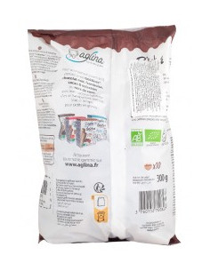 Безглутенова зърнена закуска с пълнеж Какао и лешник - био - 300 г 2